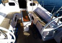 bateau à voile voilier elan 45 impression double volant cockpit